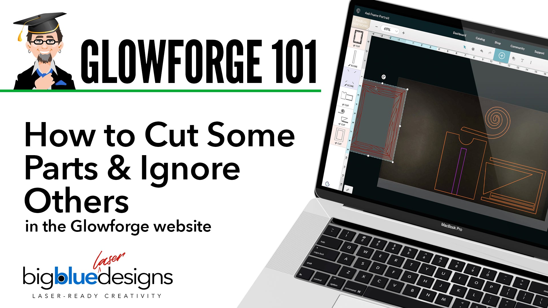 Glowforge 101: How to Cut Some Parts and Ignore Others