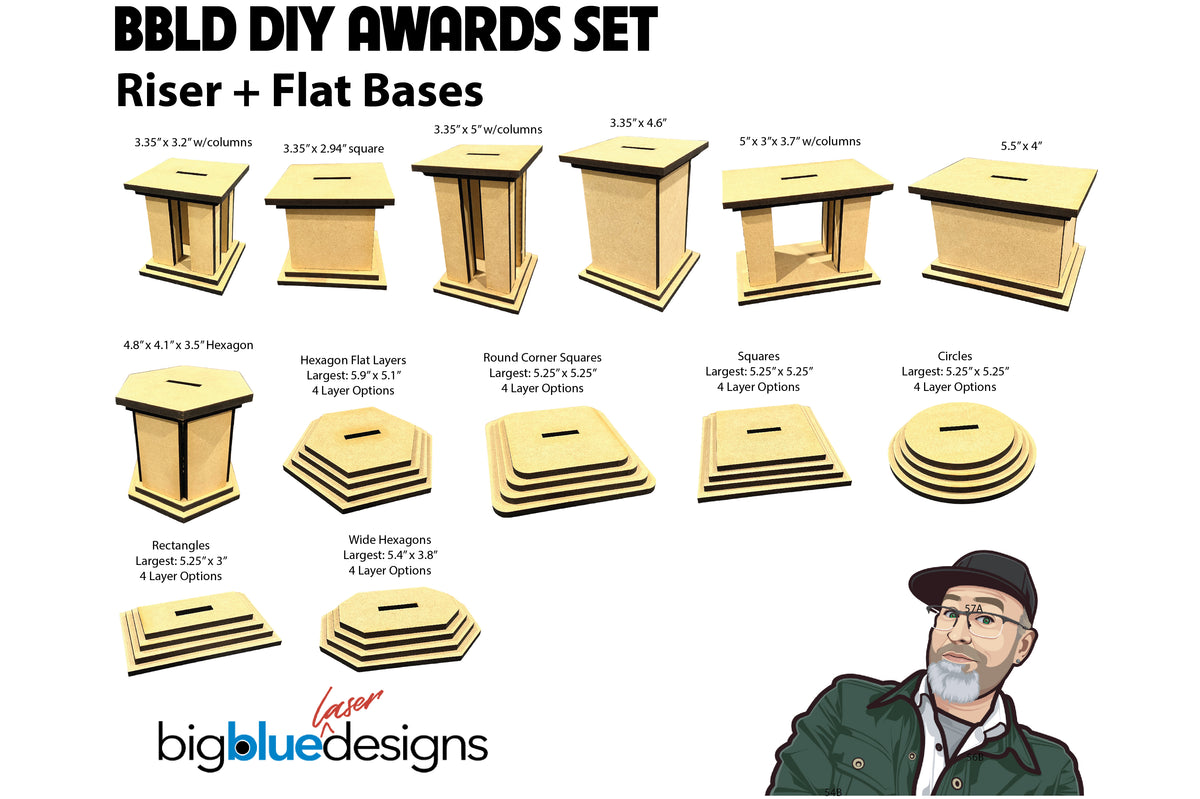 DIY Awards Set – Big Blue Laser Designs