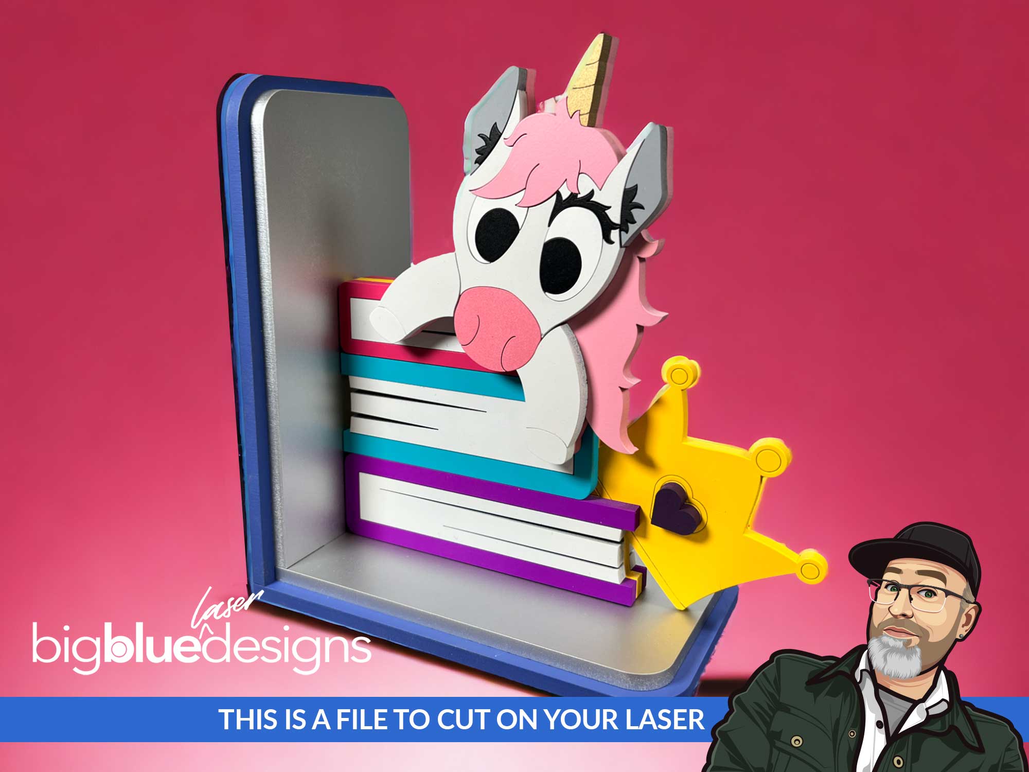 [Jan VIP Exclusive Until July 1] Baby Unicorn Bookend