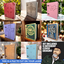 Decorative Book Box with 8 Cover Options – Big Blue Laser Designs