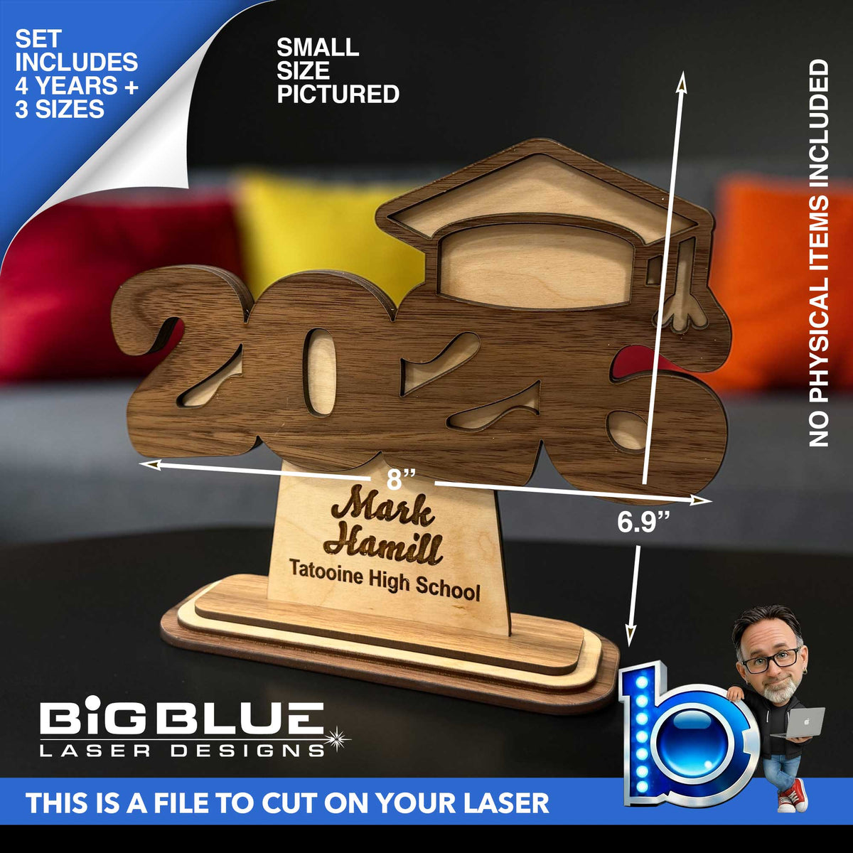[VIP Only Until May 1] Set of Grad Hat Awards (3 Sizes + 4 Years) – Big ...