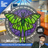 Stained Glass Set (Luna Moth, Mushrooms, Sun & Moon)