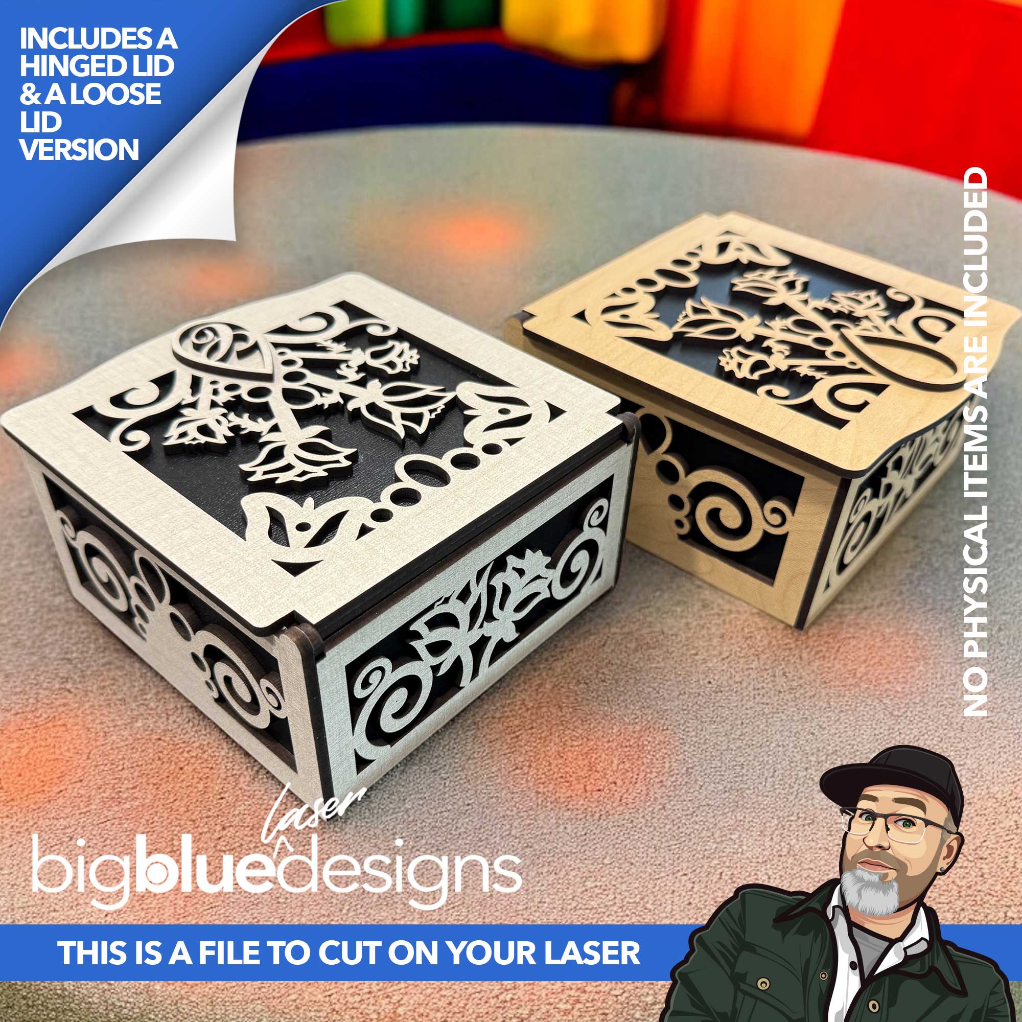 [VIP EXCLUSIVE] Medium Decorative Floral Box Set (2 Lid Options)
