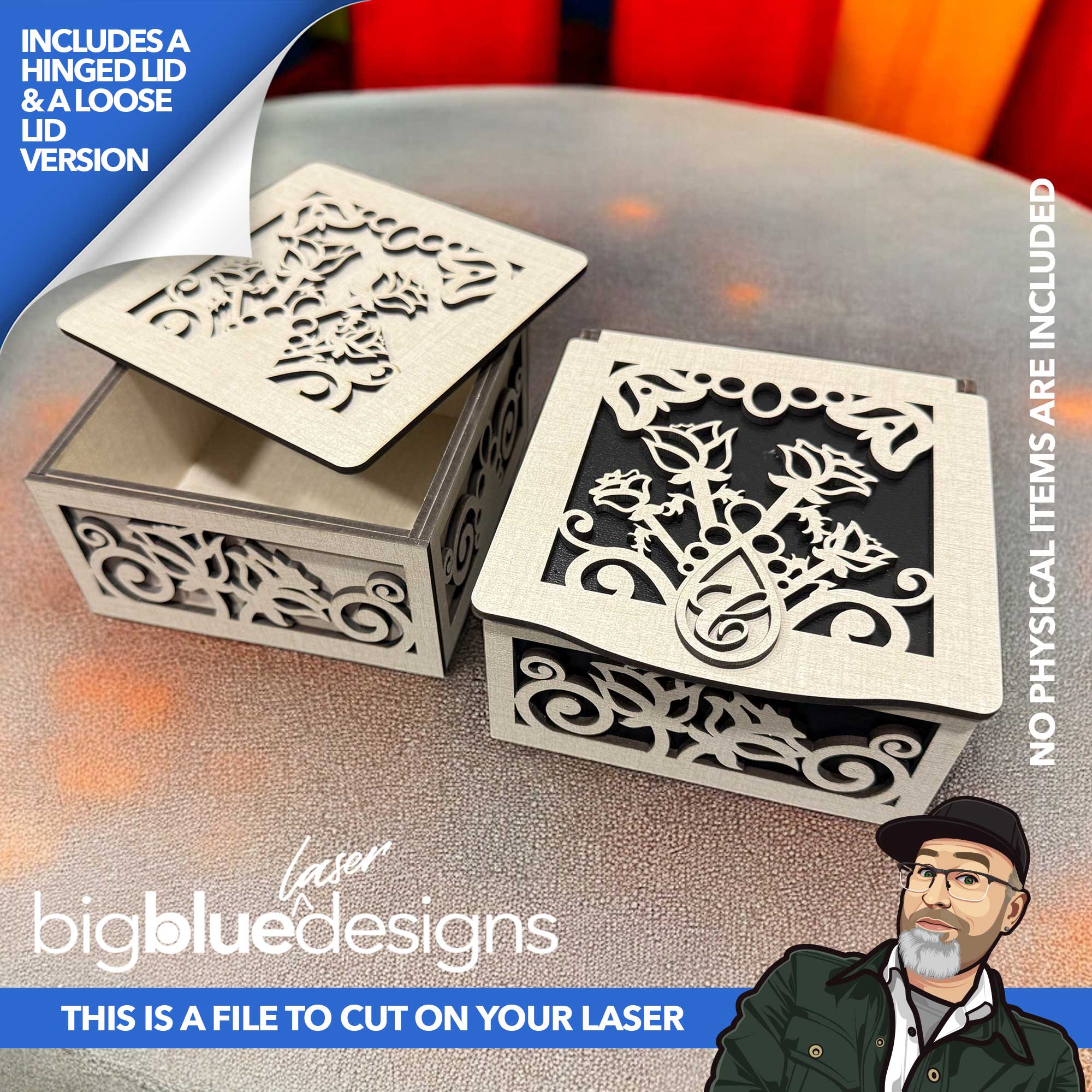 [VIP EXCLUSIVE] Medium Decorative Floral Box Set (2 Lid Options)