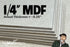 50/50 Box of MDF (15 Sheets of 1/8" + 8 Sheets of 1/4")