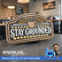 [Mar VIP Until May 1] Coffee Themed 2 Layer Sign: "Stay Grounded"