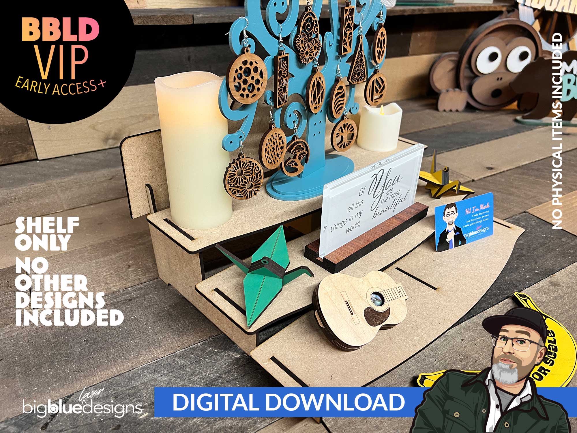 [VIP ONLY] 3 Tiered Shelf with Header