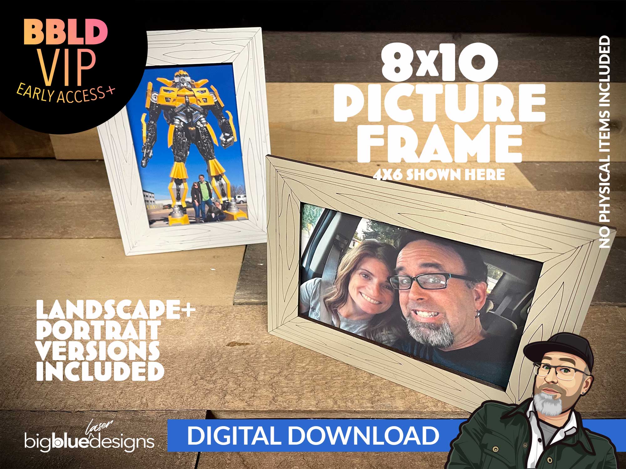 [VIP ONLY] 8x10 Picture Frames (Landscape and Portrait Versions Included)