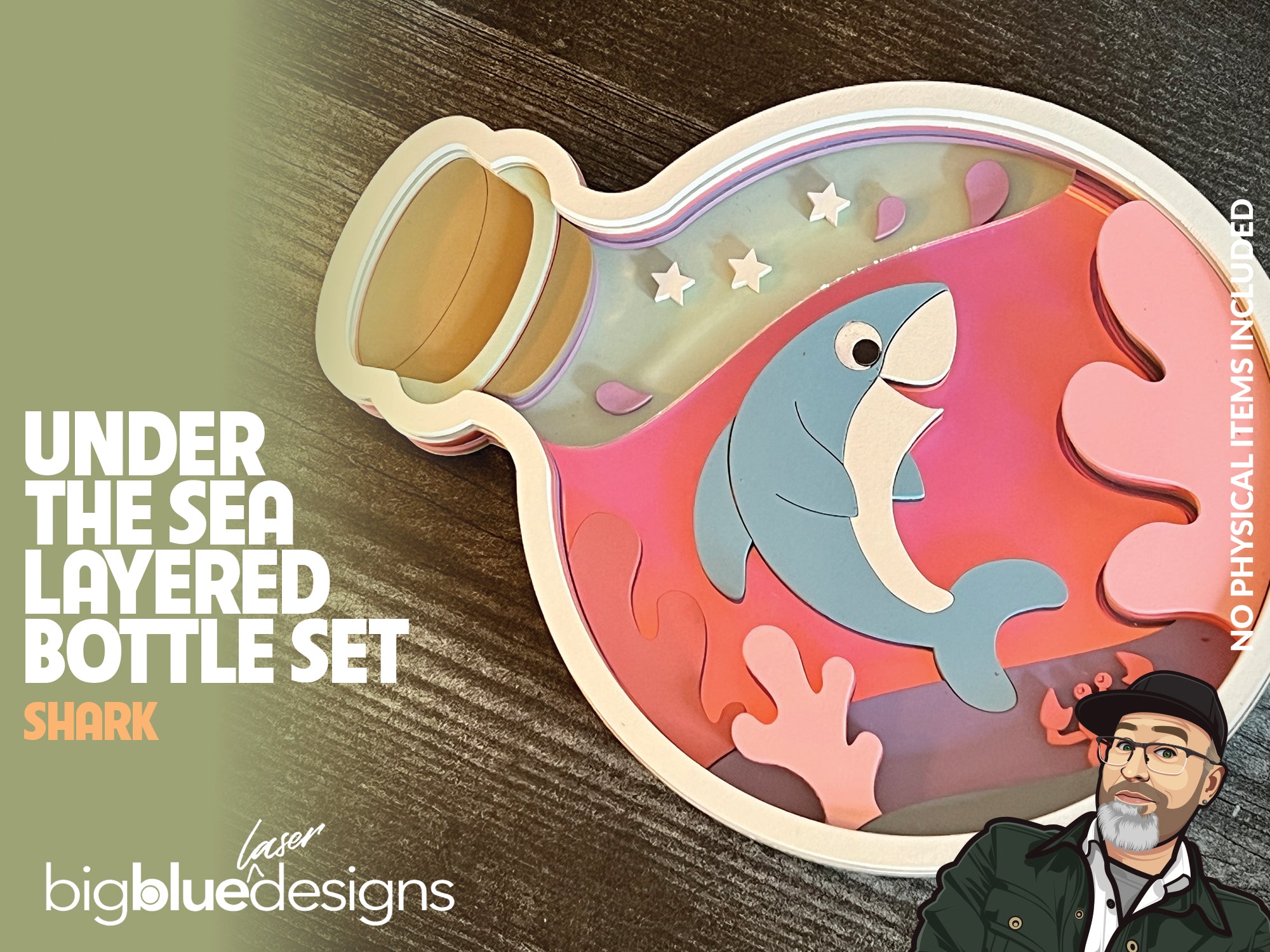 [April 2023 VIP Exclusive] Under the Sea Layered Bottle Set (4 Designs)