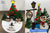 Christmas Tree Lamppost Scene