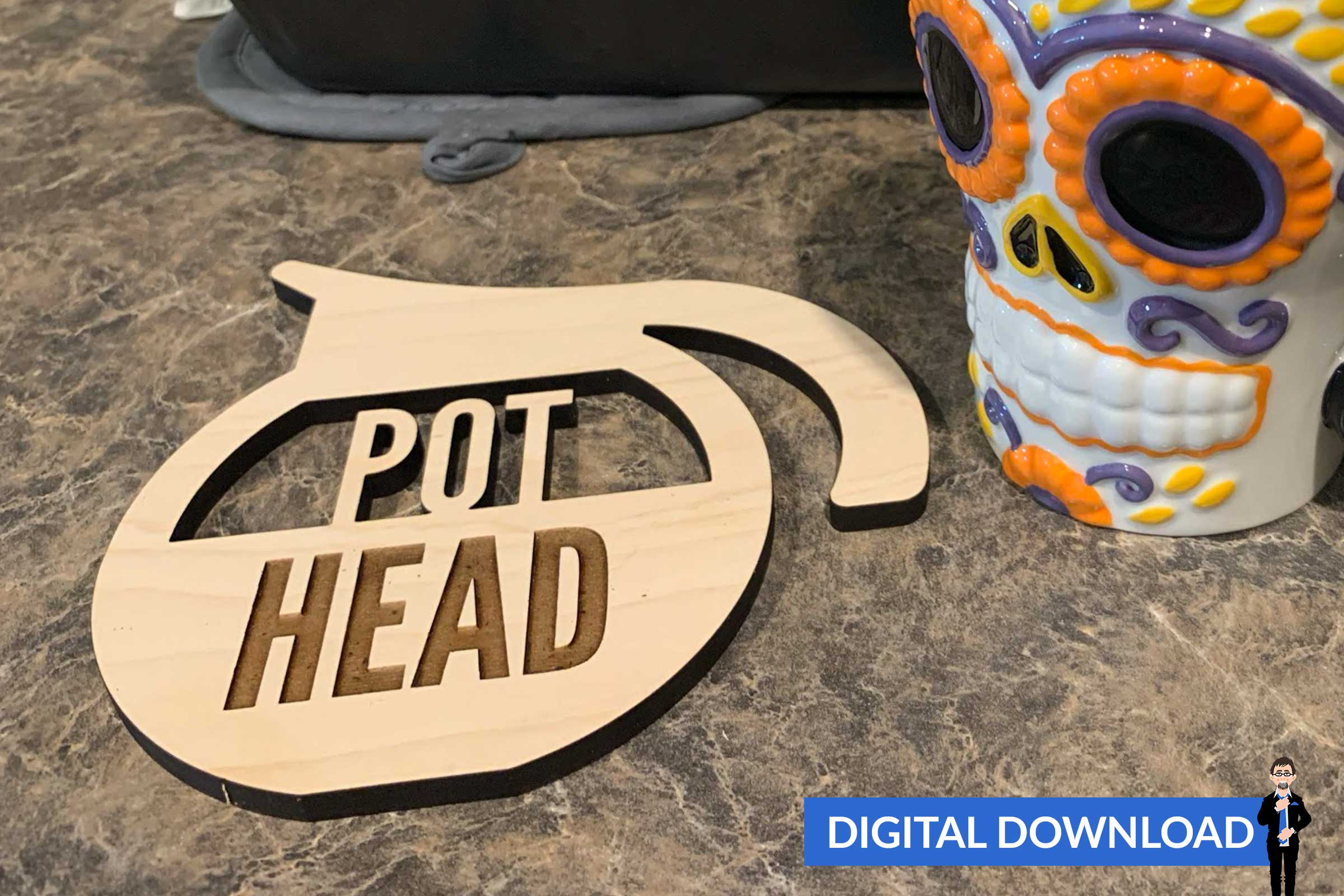 signs of a pothead Coffee Themed Signs and Coaster (Set of 3) – Big Blue Laser Designs
