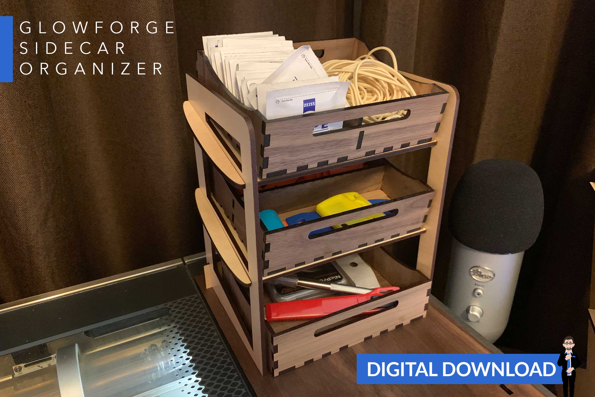 Paper cardstock letter organizer - Made on a Glowforge - Glowforge Owners  Forum
