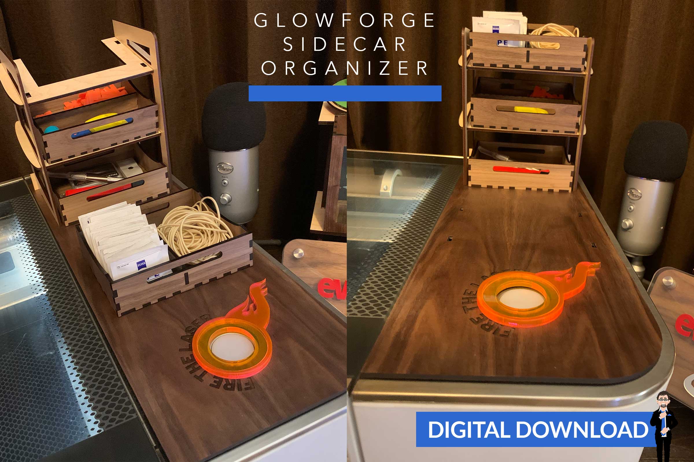 12 Vinyl Roll Organizer - Free Laser Designs - Glowforge Owners Forum