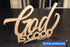 God is Good cut out sign