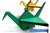 Origami Style Crane and Bird