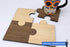 Puzzle Piece Coasters with Holder